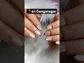 Student work nail extensions cat eye nails kese kre