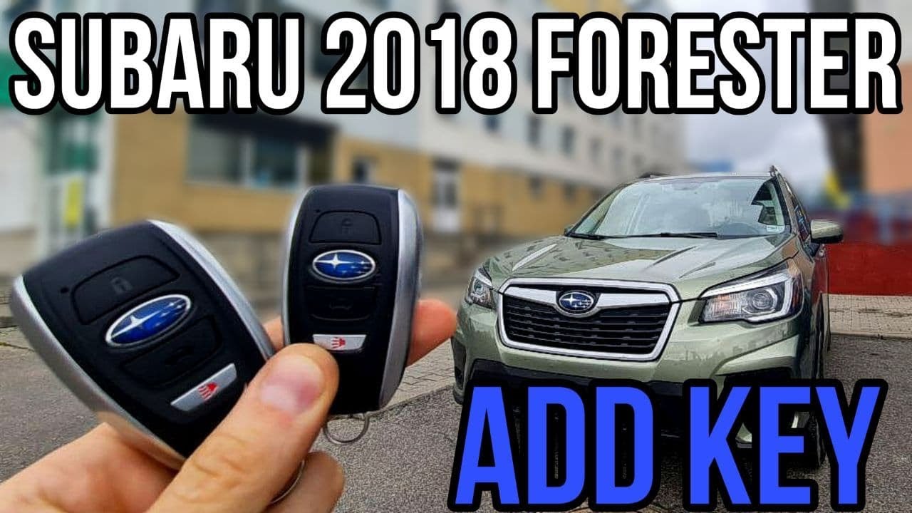 Прописать ключ субару форестер - 86 фото