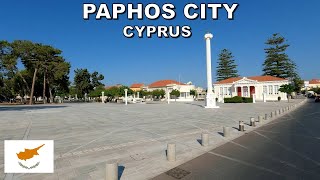 DRIVING in PAPHOS CITY in CYPRUS * FRONT & SIDE VIEWS 🇨🇾 4K (60fps)