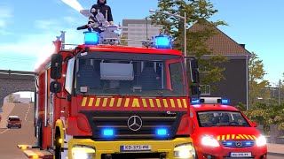 Emergency Call 112 - French Fire Brigade on Duty! 4K