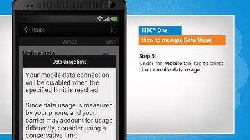How to Manage Data Usage in HTC® One