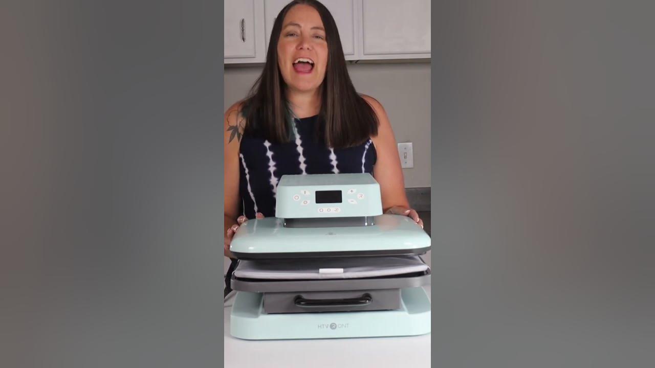 How To Use HTVRONT Auto Heat Press For Beginners. 