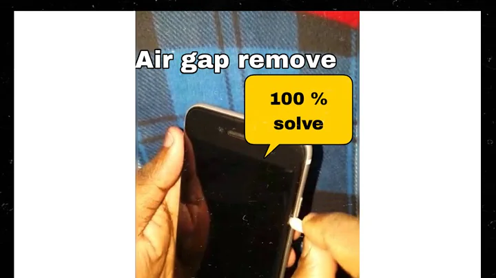Air gap in screen gaurd remove 100%. works...