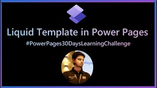 Liquid Template Code in Power Pages | Basics of Liquid Code | Get Started with Liquid in Portals screenshot 5