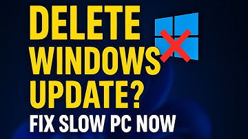 Delete downloaded windows update files