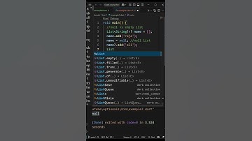 Optionals in Dart  - Null Safety #coding #arithmeticoperators #ecommerceapp #programming #operators