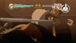 Naruto vs Sasuke QTE Cutscenes (Naruto Ultimate Ninja Storm 2) English Dub