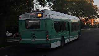 DDOT Bus #2306 New Flyer XD40 Xcelsior on Route 18 Fenkell to Downtown Rosa Parks Transit Center