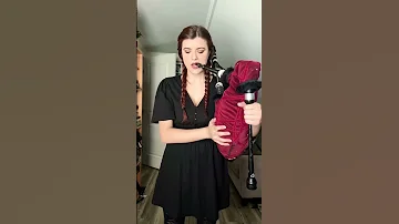 The Addams Family Theme On Bagpipes 