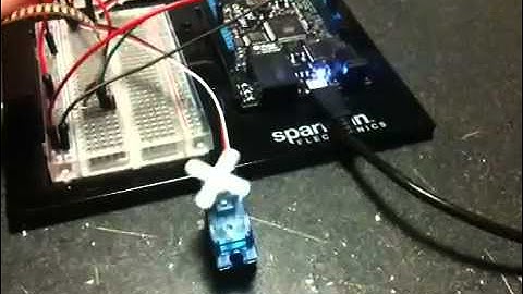 Netduino SIK CIRC-13 - Control a servo with a flex sensor