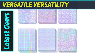 Transform Your Stickers: Best Holographic Laminate Film with 6 Patterns!