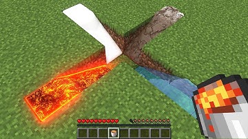 Realistic Water vs Lava vs Mud vs Milk (what will happen?) - Minecraft Compilation