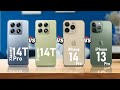 Xiaomi 14T pro VS Xiaomi 14T VS iPhone 13 Pro VS iPhone 14 Pro