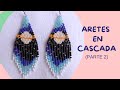 🪐 ARETES EN CASCADA CON MOSTACILLA | Planeta Saturno| Parte 2 | Brick Stitch Fringe Earrings