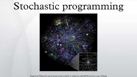 Stochastic programming