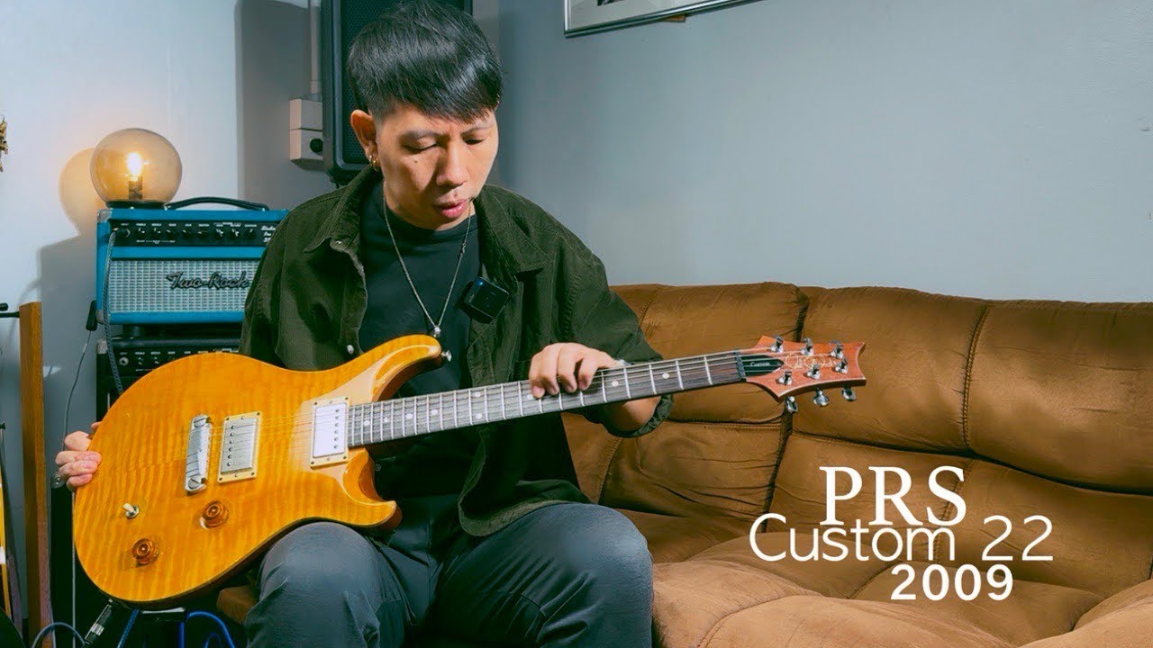 Prs Custom 22 Moon Inlay By Guitarcoach Shop - YouTube