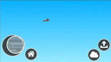 Virtual gamepad used to control the plane