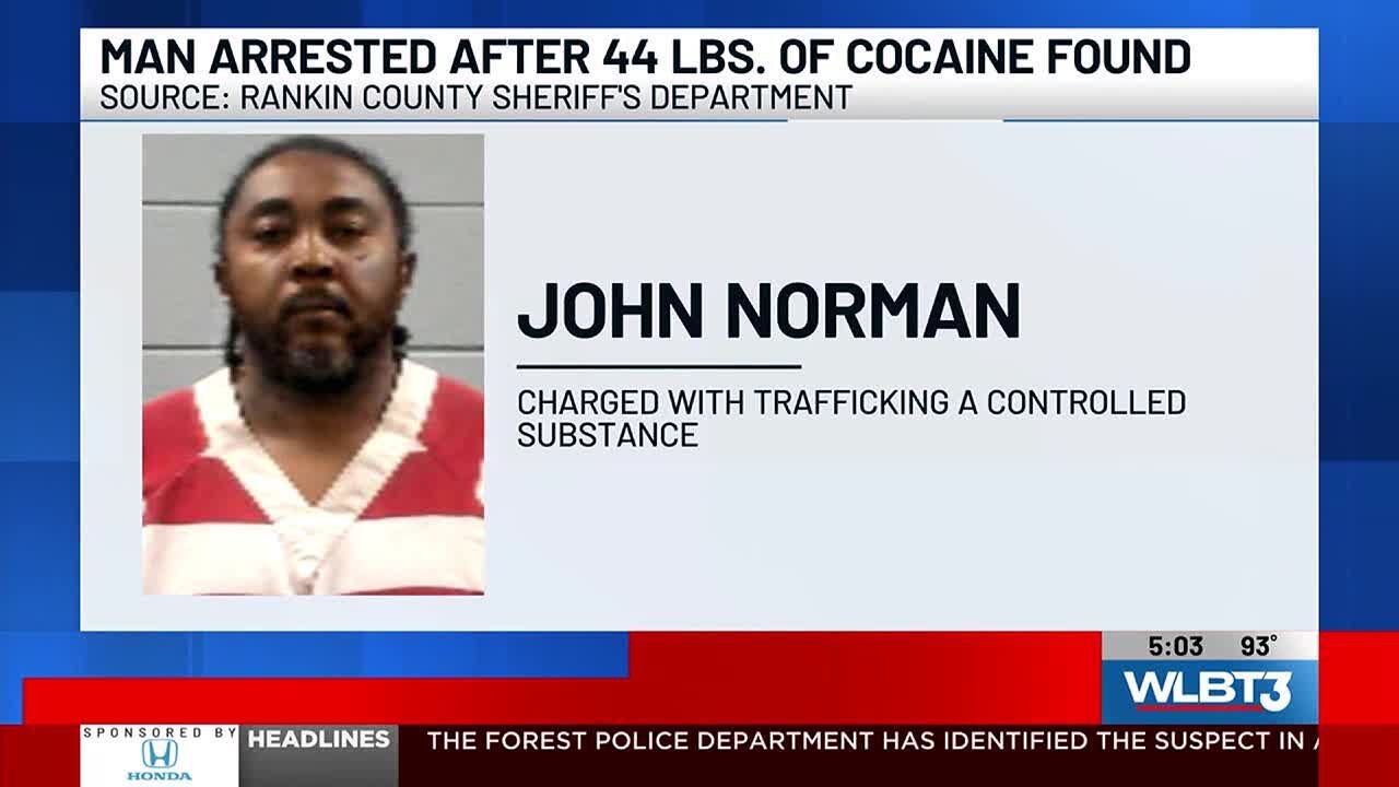 Man arrested after 44 pounds of cocaine recovered during traffic stop ...