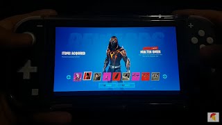 Fortnite Chapter 2 Dark Fire Bundle On Nintendo Switch Lite Solo Mode Youtube