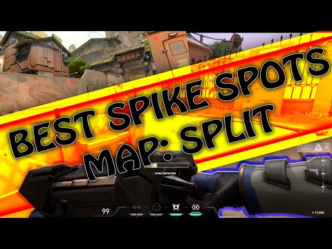 Valorant Guide: Best Spike Planting Locations for Split