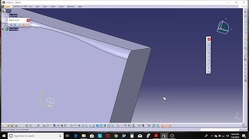 2.19 Part Design CATIA V5 :Variable Radius Fillets/Points/Edges Keep(s)to edge/Blend Corner(s) Spine