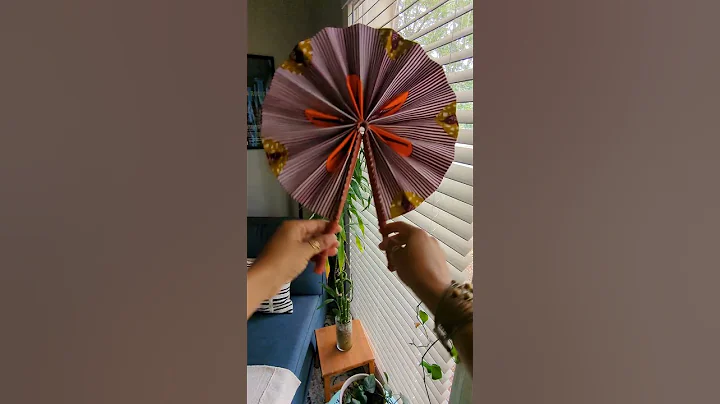 African Fabric Folding Hand Fans| Summer Must Haves| New Collection From Ghana