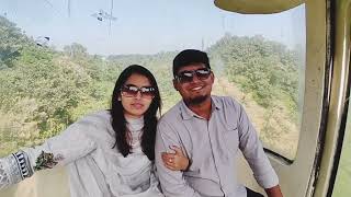 Our First Cable Car Ride At Sheikh Russel Aviary & Eco-Park, Rangunia, Chattogram, Bangladesh