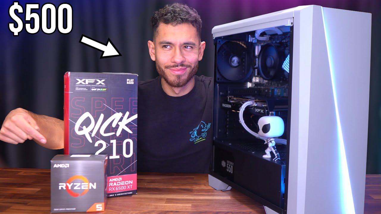 Build The Best $500 Budget Gaming Pc - 2023 - Youtube