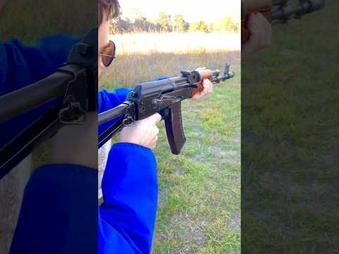 Russian AK 74 Mag Dump