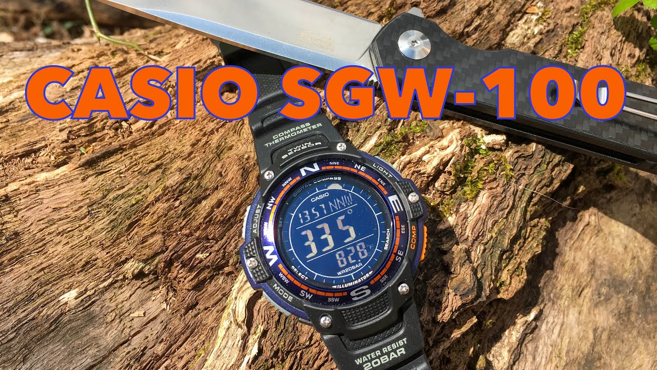 Casio SGW-100 : Does an Electronic Wrist Compass Really Work? - YouTube