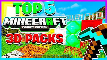 TOP 5 Best 3D Texture Packs With Shaders For MCPE! (1.16+) | Super Realistic, 3D Blocks, UHD Texture