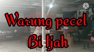 Warung pecel Bi Ijah Kemuning Banjarbaru Kalimantan Selatan.