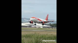 Airbus A320-214 : easyJet (G-EZOX) : Belfast City Airport (BHD) : 29th June 2025