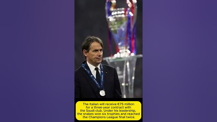 ⚡💥Simone Inzaghi leaves Inter to take charge of Al Hilal  #football #soccer #calcio #inter #ucl