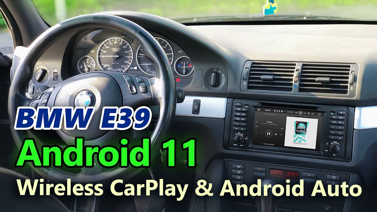 Eonon R49 Android 11 Auto CarPlay 7" auto Stereo DVD Sat Nav Para BMW 5 Series E39 