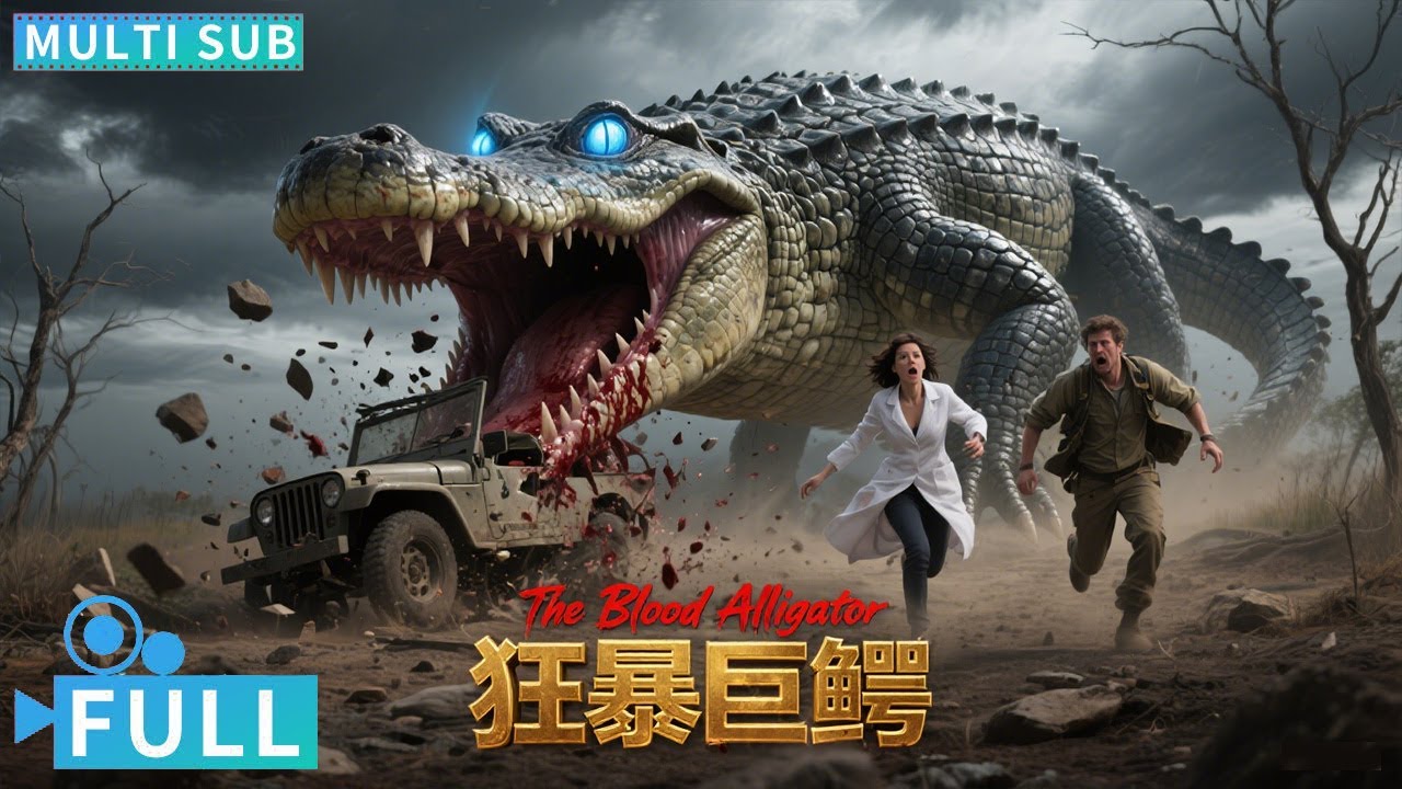 【Multi Sub】《狂暴巨鳄/The Blood Alligator》科学博士血战非法科研 美女遭遇变异巨鳄绝境求生丨#电影 #腾讯视频 #怪兽电影