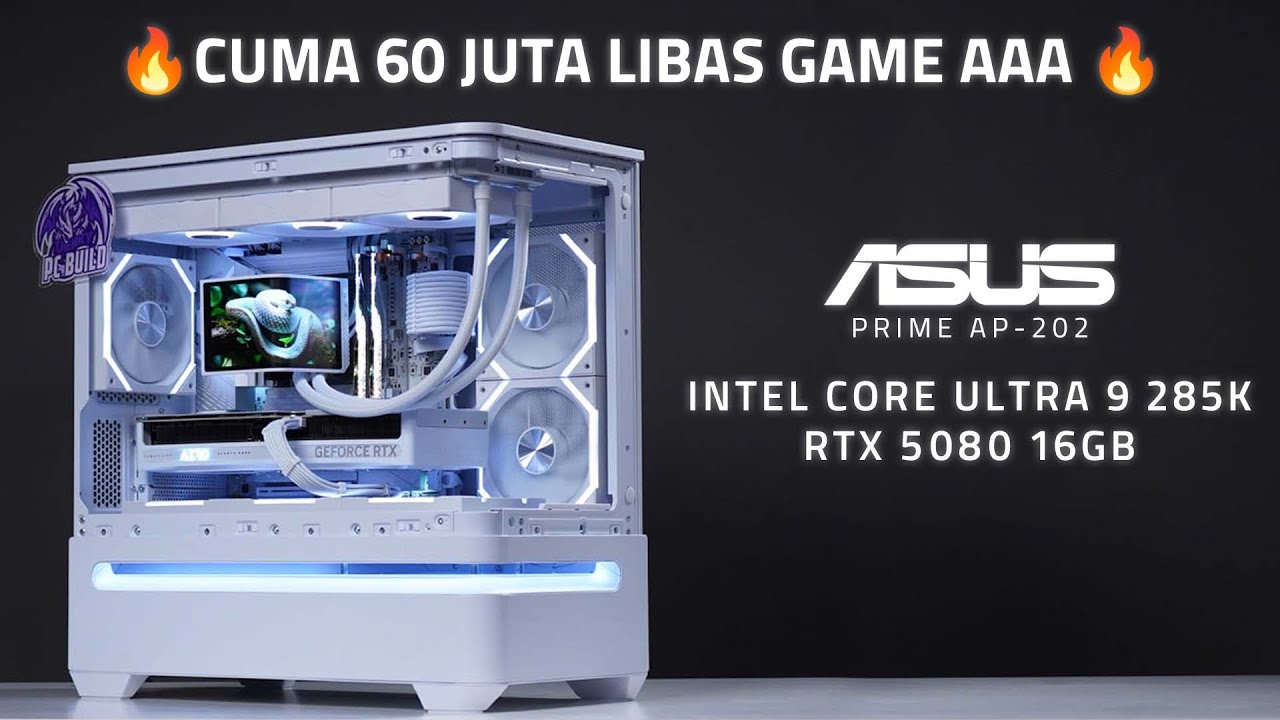PC rakitan putih 60 juta dengan Intel Core Ultra 9 285K dan RTX 5080 Aero SFF dalam casing Asus Prime AP2 RGB >>https://www.youtube.com/@ChemicyGamingID PC rakitan putih 60 juta dengan Intel Core Ultra 9 285K dan RTX 5080 Aero SFF dalam casing Asus Prime AP2 RGB >>https://www.youtube.com/@ChemicyGamingID