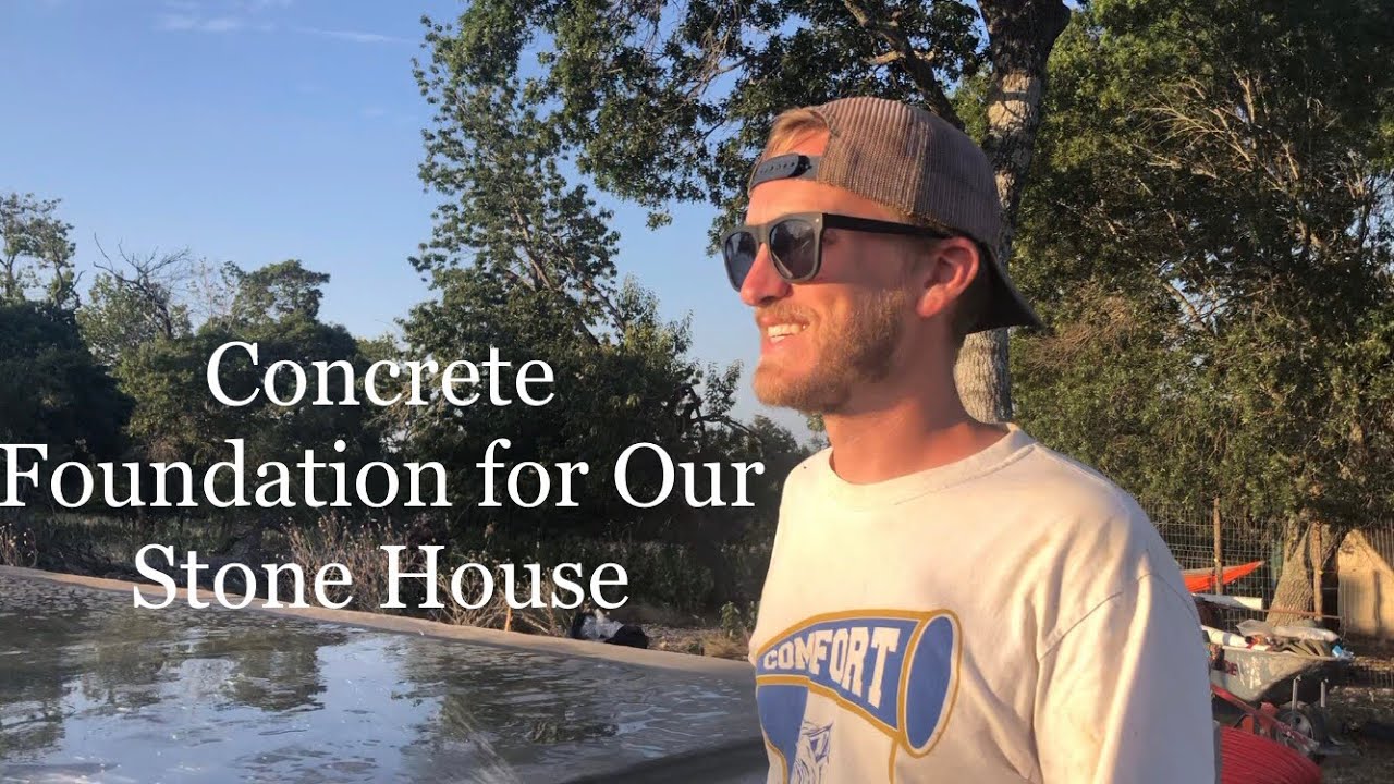 Episode 6: Concrete Foundation Slab for Our Stone House Build - YouTube
