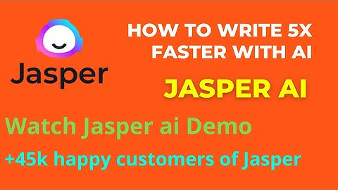 How to Write 5x Faster with Jasper ai  | Jasper ai Demo #JasperAI #Jasper.ai #Jasper #aicopywriting