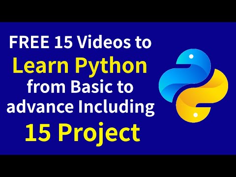 #2023 #python | 15 Videos learn Python from Basics to Advance Include 15 Projects