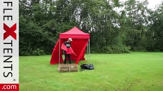 FleXtents pop up gazebo 2x2 PRO Red - Easy mount