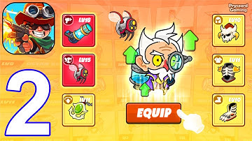 Gun Run: Auto Shooting Sniper - Gameplay Walkthrough Part 2 The Living Desert All Levels (Android)