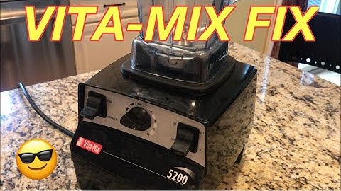 VITAMIX 5200 Blender BLADES and DRIVE SOCKET Replacement - Fixing a Vitamix 5200 Blender is Easy