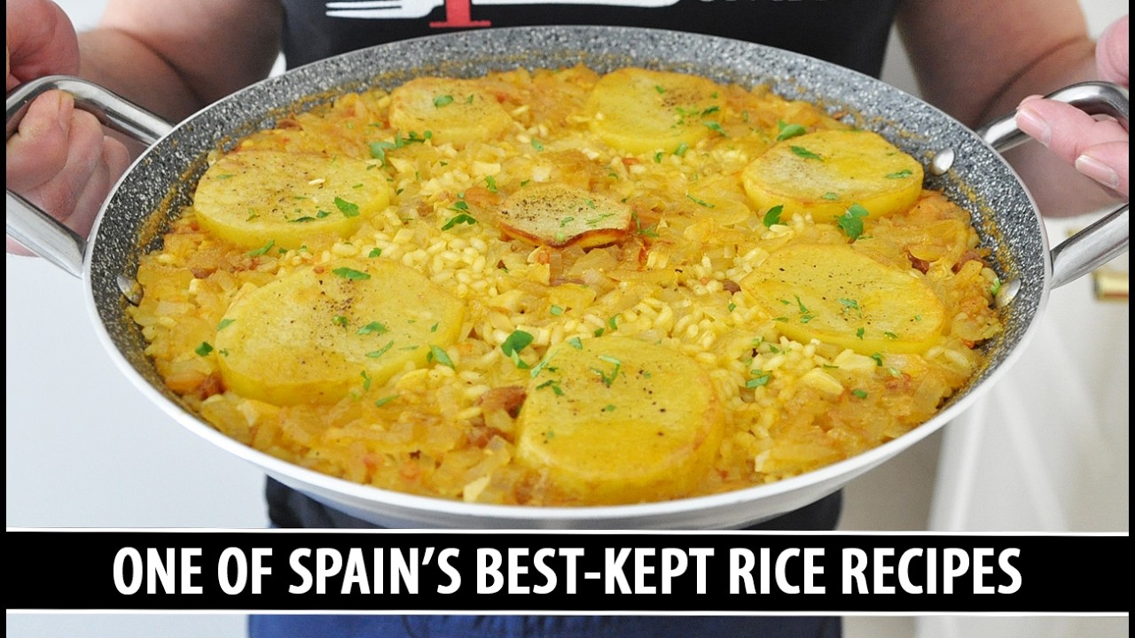 Самый недооцененный в Испании сладко-соленый рис | Рис с картофелем и изюмом