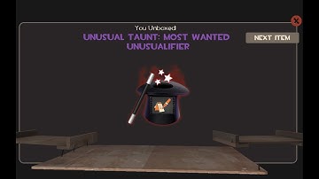 TF2- Unusual Taunt Unusualifier unbox 3 (in casual)