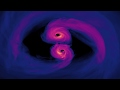 Simulation Reveals Spiraling Supermassive Black Holes