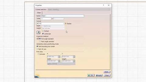 CATIA V5 Drawing Sheet Size Change