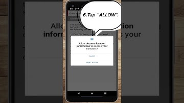 How to agree to the Application Privacy Policy& License Agreement of the docomo Location Information