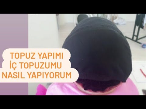 TOPUZ YAPIMI.İÇ TOPUZUMU NASIL YAPIYORUM