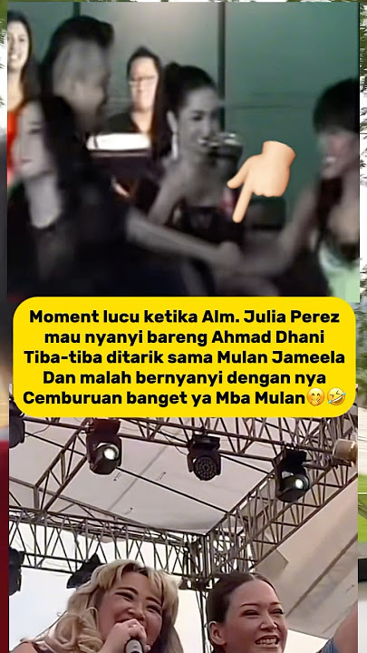 Moment lucu Mulan Jameela cemburu sama Alm. Jupe karena mau nyanyi sama Ahmad Dhani‼️🤭